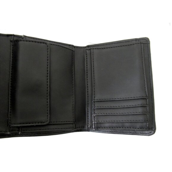 🆕 Wallet Guess Trifold Sabina black gold tones clutch multiple pouches 💖 - Picture 8 of 11